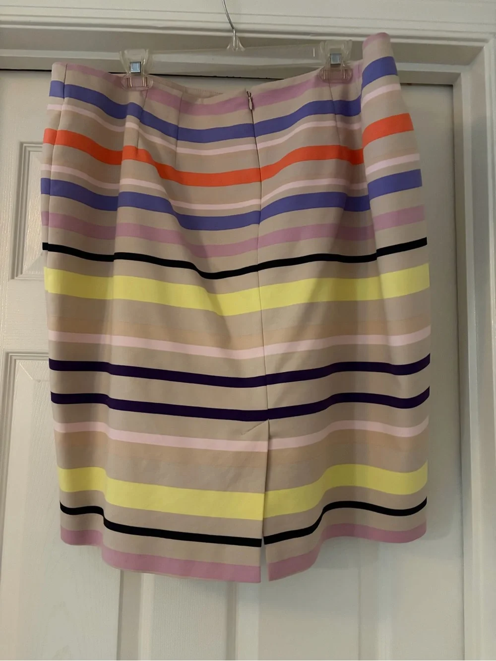 Striped Pastel A-Line Skirt - Multi - Picture 2 of 5